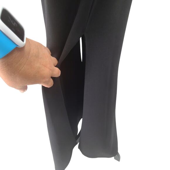 Lulu's Melora black sleeveless maxi dress Size Small formal minimalist wedding - Picture 12 of 13